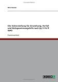 Die Sicherstellung f�r Einziehung, Verfall und R�ckgewinnungshilfe nach �� 111b ff. StPO