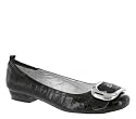 Elly Black Patent Croc