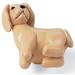 Cabinet Drawer Knob Pull hardware Puppy Dog Resin Tan