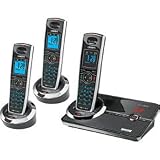 Uniden DECT 6.0 Black Cordless Telephone System with Interference Free Digital Technology (DECT3080-3)