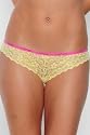 Ed Hardy Yellow Signature Lace Bikini