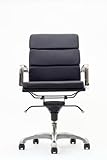 City Mid-back Office Chair in Black Vinyl - Ships in 24 Hours with Money Ba ....