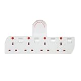 TeckNet 4 Way Multi-Socket Plug Adaptor - Turn 1 socket into 4