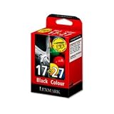 Electronics : Lexmark Original 80D2952 - 10NX217 & 10NX227 [ 17,27 ] Black & Colour Cartridge Twinpack