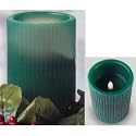 Pine-Scented Pillar Candle - Green (4")