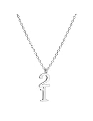Marie Todd Milestone "21" Sterling Silver Necklace