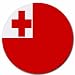 Tonga Flag Round Mouse Pad