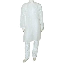 Mens Gifts Cotton Embroidered Kurta Pajama Size M Chest :39 (chgkp068)