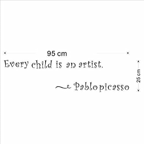 HM Every Child Is An Artist Wall Decor Decal Sticker