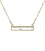 INPINK Fashion Jewelry Simplicity Stone Bar Necklace