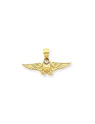 Small U.S. Naval Aviator Badge Pendant in 14 Karat Yellow Gold