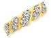 18ct Gold and Diamond Half Eternity Ring - 1ct