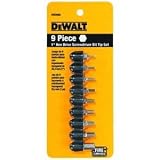 DEWALT DW2068 Hex Insert Bit Set, 9-Piece