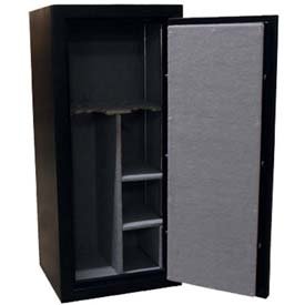 Homak HS50121240 24-Gun Mechanical Combination Lock Fire Resistant Steel Safe, Black, 14.96-Cubic Feet