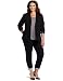 Pendleton Women's Destination Jacket, Black Travel Tricotine, 18W