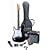 SX RST 3/4 LH BK Left Handed Short Scale Guitar Package with Amp, Carry Bag and Instructional DVD