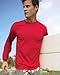 Fruit of the Loom Adult 5 oz. HD Cotton™ Long-Sleeve T-Shirt XL TRUE RED