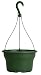 Akro-Mils HPO10000B71 Panterra Hanging Basket Planter, Green, 10-Inch