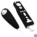 Permium Protective Black Silicone Skin Snap-on Cover Case for Nintendo Wii Remote Controller & Nunchuk