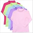 Girls Solid Interlock Turtleneck