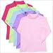 Girls Solid Interlock Turtleneck