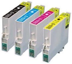 4 Pack Ink Cartridges for Epson Stylus C68, C88, C88+, CX3800, CX3810, CX4200, CX4800, CX5800F, CX7800