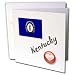 SmudgeArt State Flags for the USA - I Love Kentucky - Greeting Cards-12 Greeting Cards with envelopes