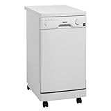 Danby Designer DDW1899WP Full Console Portable Dishwasher with 5 Wash Cycle ....