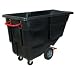 Black Tilt Truck, Utility, 1 Cubic Yard (RUB156) Category: Utility Trash Cans and Containers
