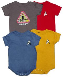  Star Trek Uniform Onesies