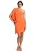Calvin Klein Women's Side Ruffle One Shoulder Dress, Tangerine, 8