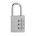 Master Lock 630D 1-3/16-Inch Wide Luggage Lock, Brushed Aluminum
