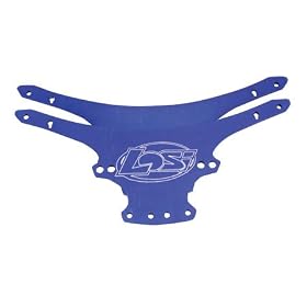 Chassis Plate Set, Ano Alum, Blue: MRC from RTR Electric Cars Losi/Team Losi