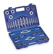 Westward 1PZ35 Tap/Die Set, 30 Pieces