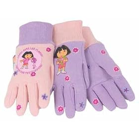 MIDWEST QUALITY GLOVES DE102T QUALITY DORA KIDS JERSEY GLOVES - KNIT CUFF (PACK OF 12) from Cotton Gloves
