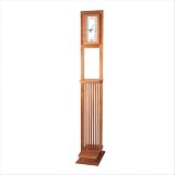 Bulova Frank Lloyd Wright Sherman Booth Floor Clock Wood Clock - C3326