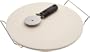 Roscan 13 Inch Pizza Stone With Rack And Pizza Cutter