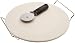 Roscan 13 Inch Pizza Stone With Rack And Pizza Cutter
