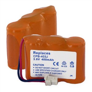 3.6 300 mAh Cordless Phone Battery for Panasonic KX-TC1000B from 1800Battery.com