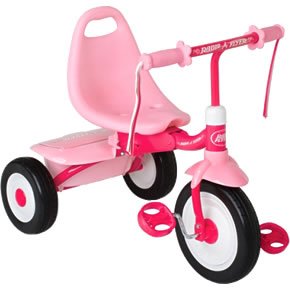 Radio Flyer Girls Fold 2 Go Trike, Pink