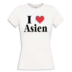 I LOVE Asien T-Shirt Damen S-XXL