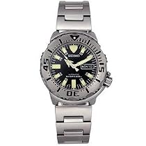 Seiko Men's "Black Monster" Automatic Dive Watch #SKX779K1