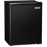Haier HSB03BB Compact 2-2/3-Cubic-Foot Refrigerator/Freezer, Black