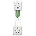 Zacr Kids Toothbrush Timer ~ 2 Minute Smiley Sand Timer for Brushing Children's Teeth (Green)