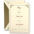 Engraved Multi-Lingual Thank You Note Cards
