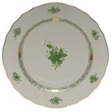 IMAGE OF Herend Chinese Bouquet Green Service Plate