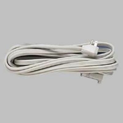 Office Product: Cord, ext, 1out, 3prng, 15', gy