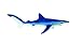 Safari Ltd Monterey Bay Aquarium Sea Life â€“ Blue Shark â€“ Realistic Hand Painted Toy Figurine Model â€“ Quality Construction from Safe and BPA Free Materials â€“ For Ages 3 and Up