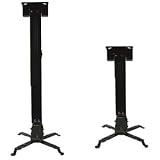 FAVI P-MOUNT-BL Universal Projector Ceiling Mount (Black)