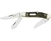 Marble Knives 193 Green Jigged Bone Series - Sowbelly Knife with Green Jigged Bone Handles